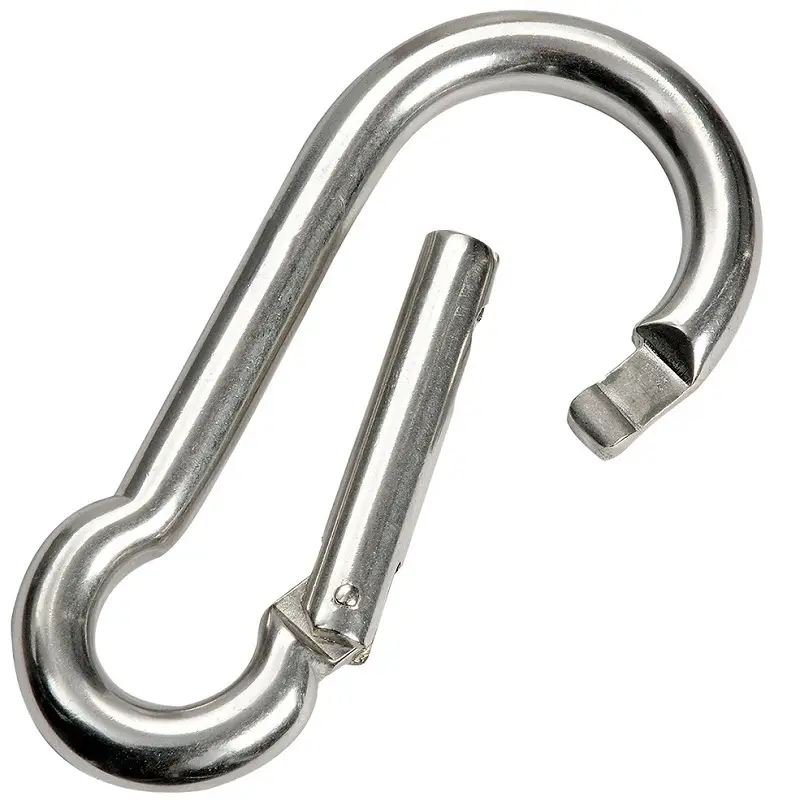 Moschettone in acciaio inox AISI 316 con chiusura senza sporgenza Compra Oggi Stesso