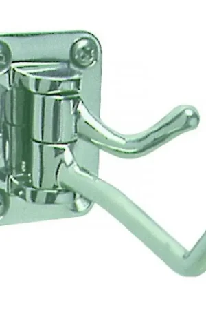 Esclusivo Appendiabito 2 ganci in acciaio inox