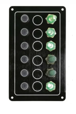 Pannello Elettrico Ghost 12V con Interruttori Impermeabili Esclusivo