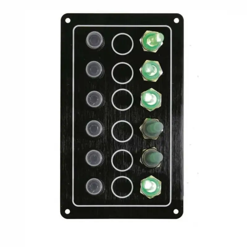 Pannello Elettrico Ghost 12V con Interruttori Impermeabili Esclusivo