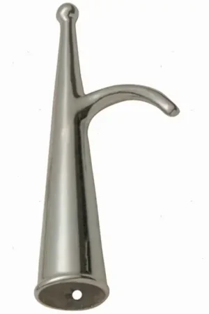 Punta Mezzo Marinaio in Ottone Cromato – Gancio d'Accosto per Ormeggio e Manovre Spedizione Espresso