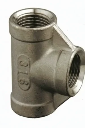 Raccordo T in Acciaio Inox AISI 316 Nuova Collezione