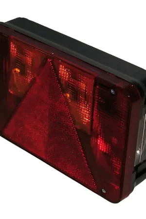 Fanale Posteriore Ellebì 218x140 mm per Carrelli Portabarche – Posizione / Stop / Direzione / Retronebbia Offerta Speciale