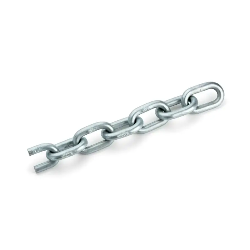 Must-Have Catena Calibrata Zincata a Fuoco 6 mm per Salpa Ancora – OK for Windlass, 4 Lunghezze Disponibili
