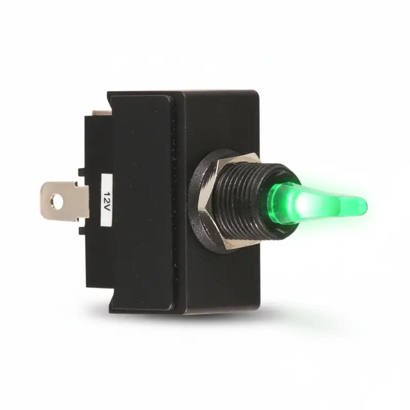 Interruttore TOGGLE LEVER LED 12V con Luce Nuova Collezione