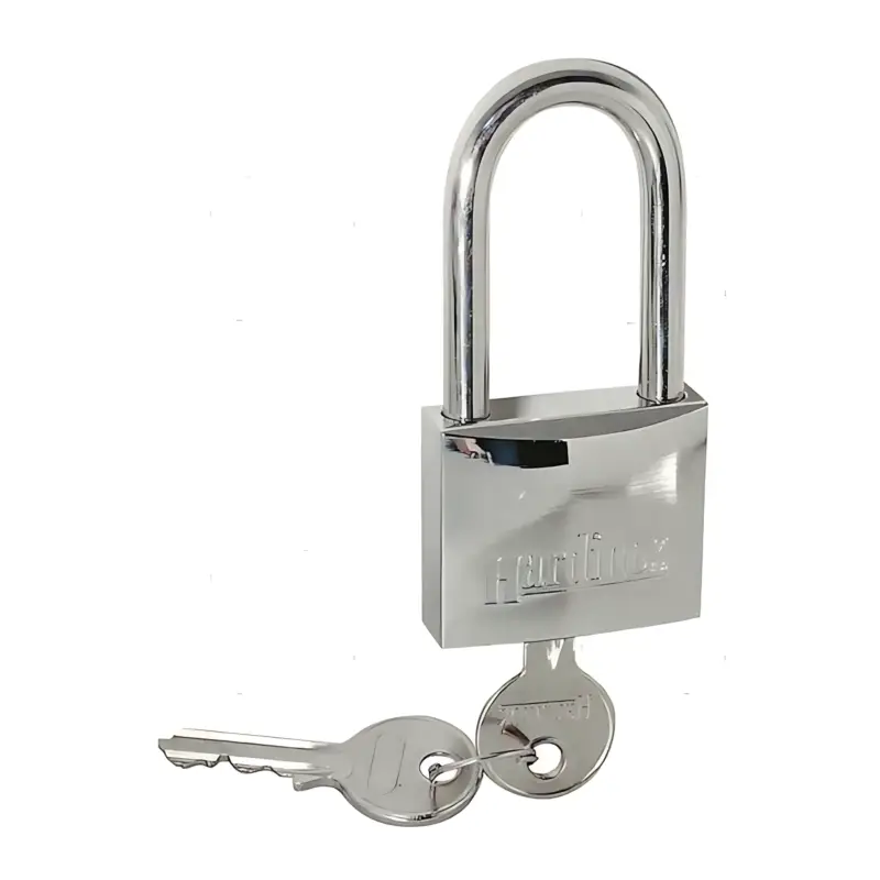 Professionale Lucchetto Hardinox Arco Lungo in Acciaio Inox Lucidato a Specchio per Nautica – 3 Misure Disponibili