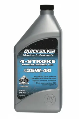Consegna Rapida Olio motore 4 tempi SAE 25W-40 per motori marini entrofuoribordo Quicksilver