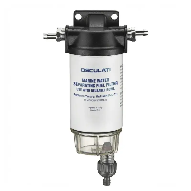 Offerta Filtro Separatore Benzina/Acqua Completo con Vaschetta Trasparente – 10 Micron (Equiv. Yamaha)