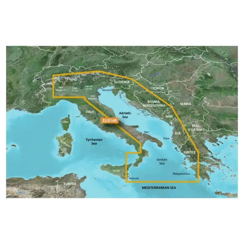 Di Tendenza Cartografia Garmin BlueChart® g3 & g3 VISION – Italia e Adriatico
