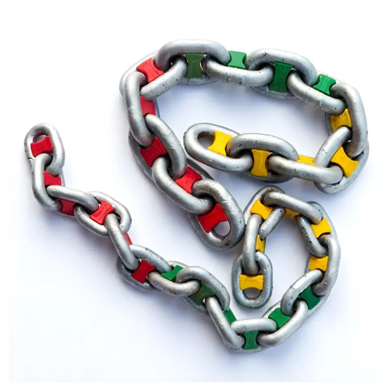 Segna Catena "Chain Rainbow" per Catena Ø 12mm – Inserti Colorati Professionale