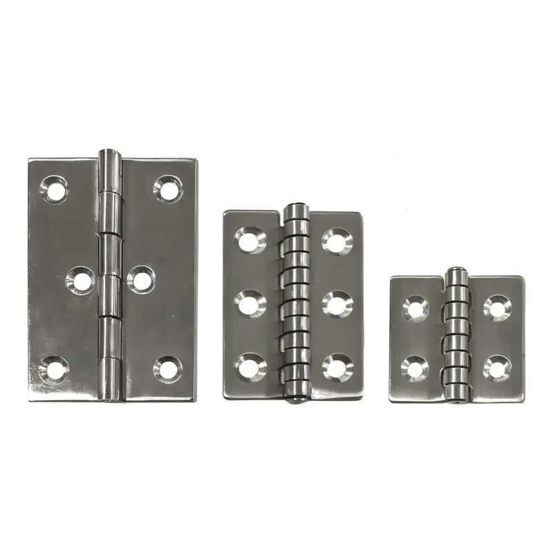 Cerniera a Libro Classica in Acciaio Inox 316 (Spessore 1,5 mm) Reso Gratuito