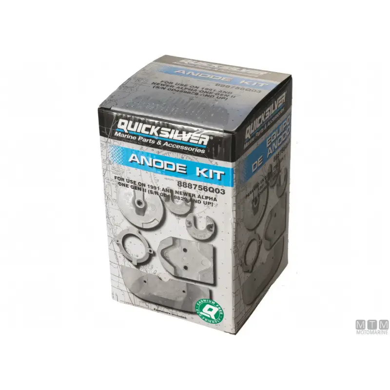 Kit Anodi Quicksilver Alpha One Gen II in Alluminio Offerta Limitata
