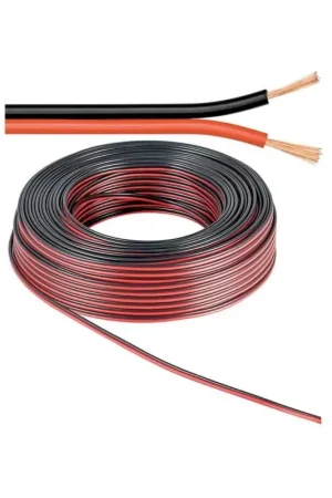 Promozione Cavo elettrico N07V-K bipolare 2x1mmq Rosso/nero Venduto al metro N50824001265