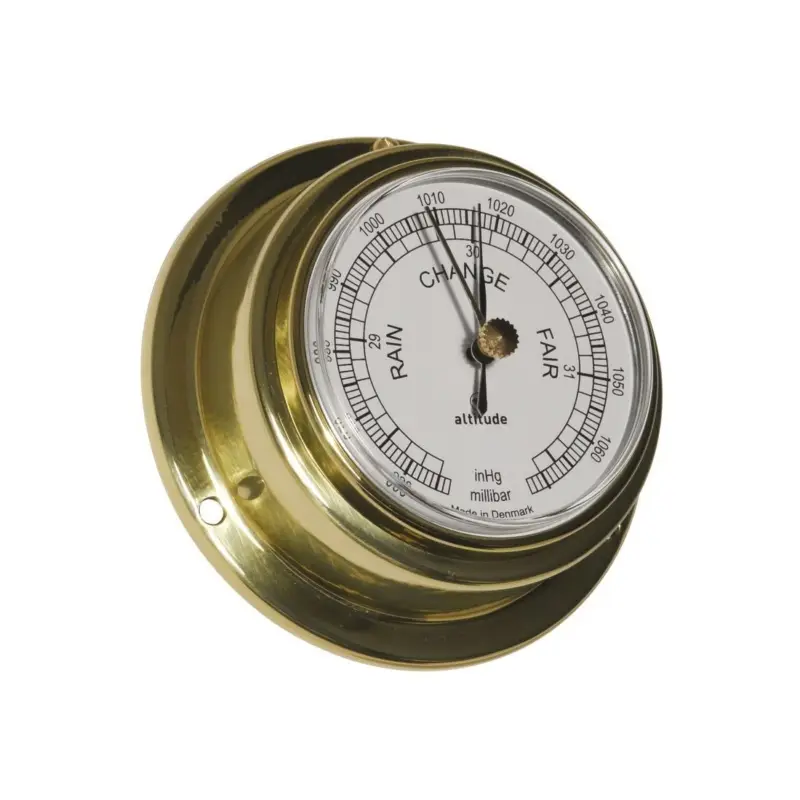 Altitude 842 Barometro in ottone lucido 95xh40mm Quadrante 70mm OS2875001 Spedizione Espresso