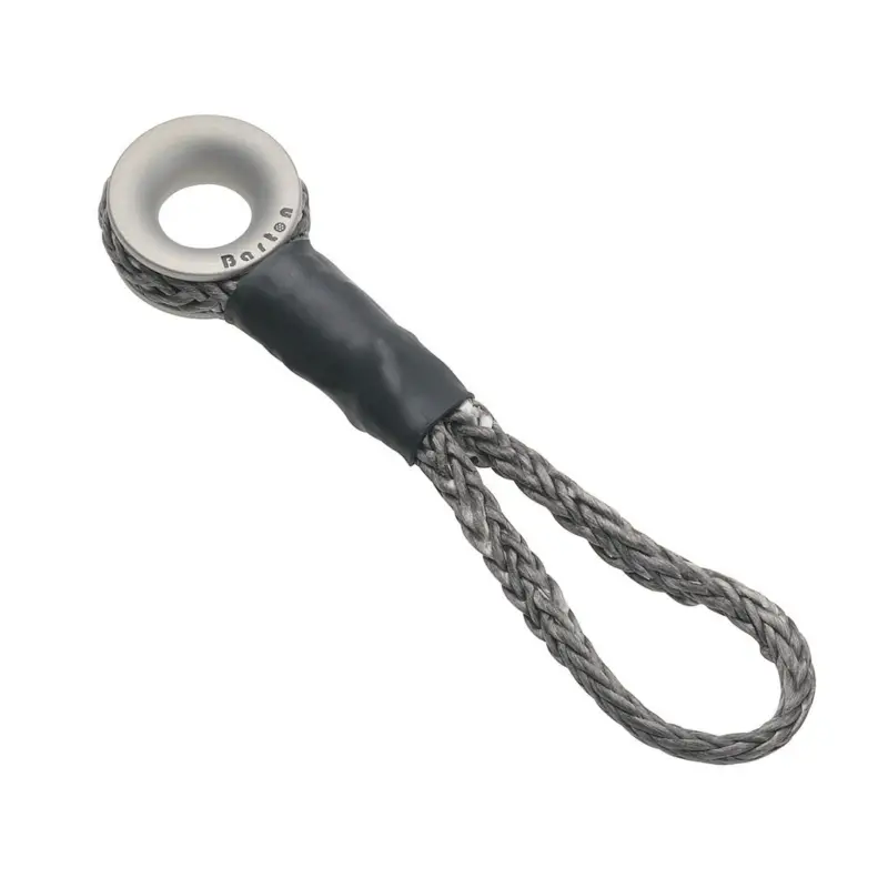 Anello di rinvio in alluminio anodizzato di colore grigio con treccia in Dyneema 22mm FNI7860461 Super Prezzo