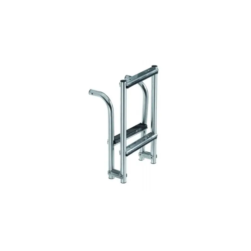 Pagamento Sicuro Scaletta pieghevole in acciaio inox 4 Gradini antiscivolo Ø 25mm FNI3030104