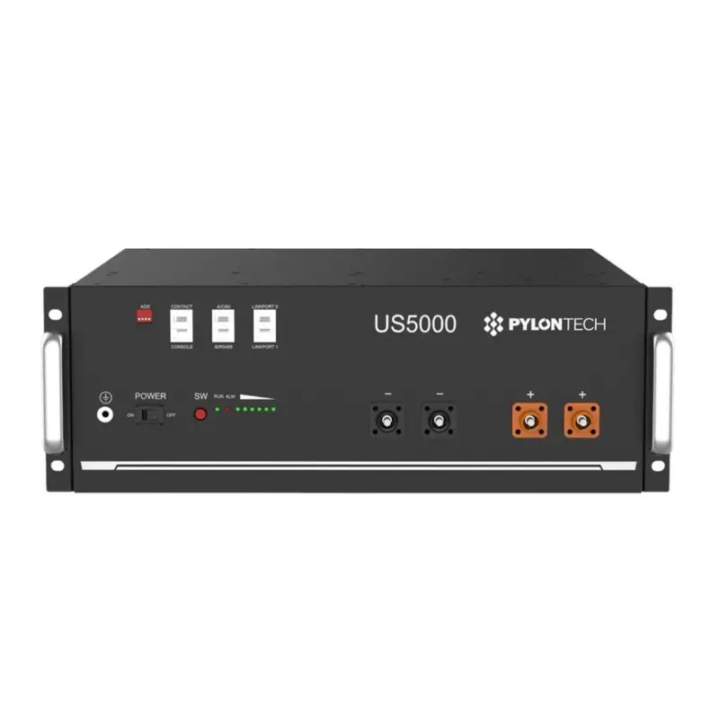 Pylontech US5000 4.8kWh 48V Modulo Batteria al Litio LiFePo4 Nuova Collezione