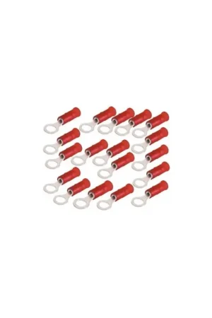 100PZ Terminale rosso occhio per Cavo 0,25:1,5mmq Vite 4mm RF-M ML24527561-100 Prezzo Di Fabbrica