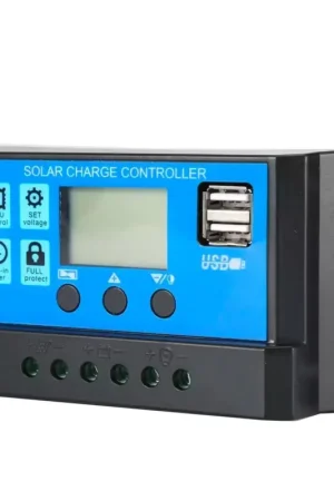 Regolatore Solare di Carica PWM 12-24V 10A con uscite USB N52830550702 Affare