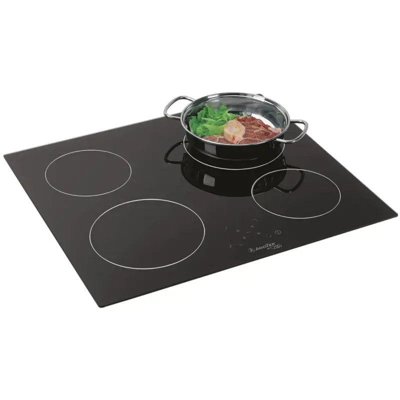 Piano Cottura Vetroceramica con 4 Piastre radianti 220V 580x510x41mm 8,5Kg MT1505855 Promozione Esclusiva
