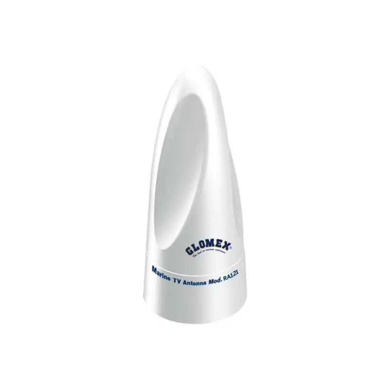 Popolare Glomex Antenna VHF RA121 Compact Dome 10cm Altezza 21cm MT5637055