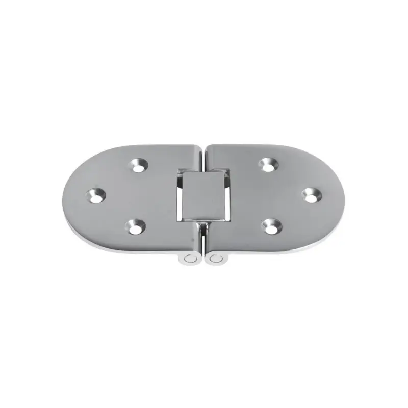 Solo Oggi Cerniera Inox Ovale Microfusa con fori 140x70x2.8mm per portelli OS3846075