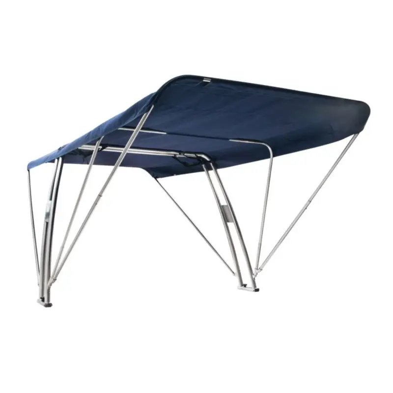 Roll-bar con cappottina pieghevole blu 165x330 cm per barche Novità