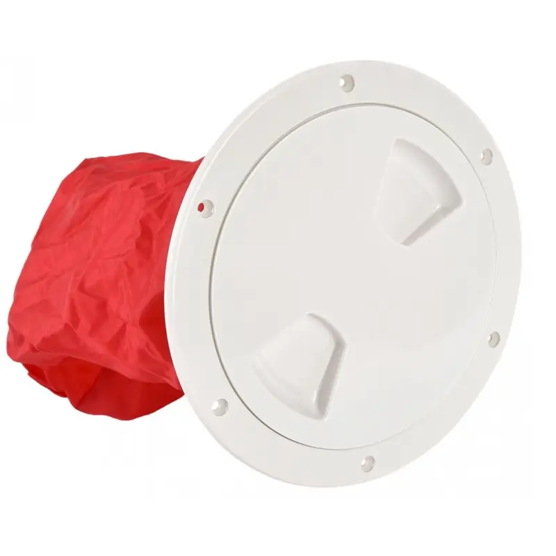 Tappo Ispezione in ABS bianco con sacchetto amovibile Ø162mm LZ196435 Pagamento Sicuro