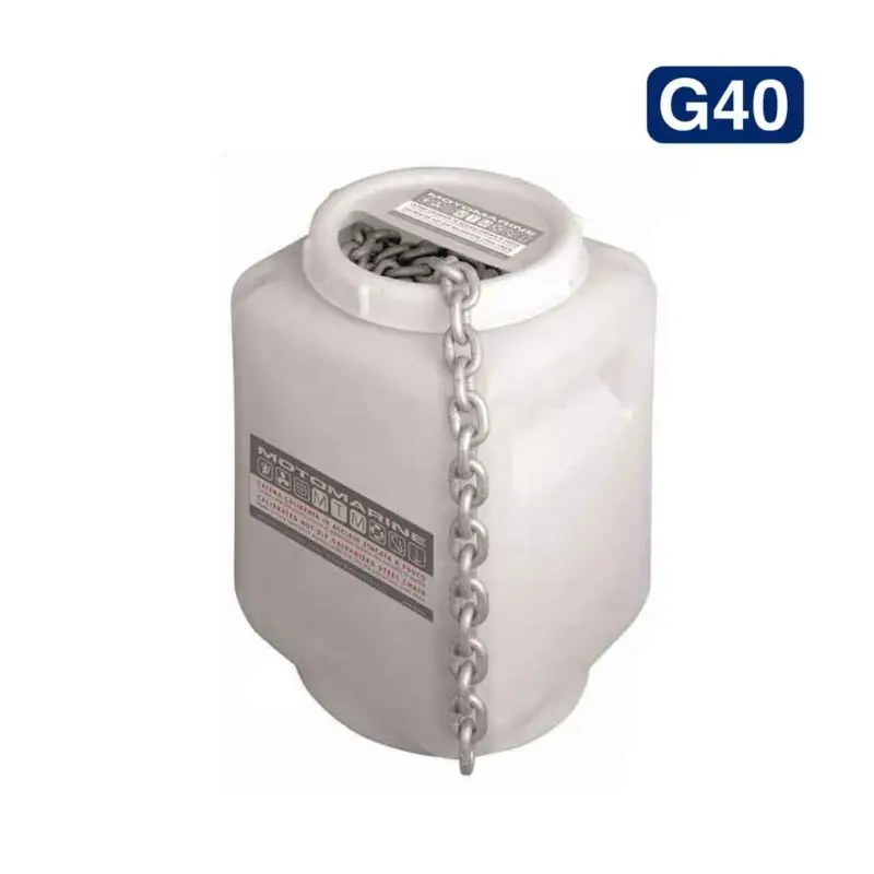 Catena calibrata Salpa Ancore in acciaio zincato G40 8mm 75m MT011000875 Nuovo Arrivo