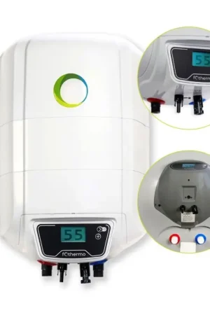 Consegna Rapida Fothermo Boiler Caldaia fotovoltaica 10L 550W 15,5A Scaldabagno OF013615