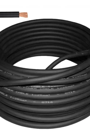 Cavo elettrico N07V-K 1,5mmq per impianti di bordo Nero Venduto al metro N50824001250NE Sconto