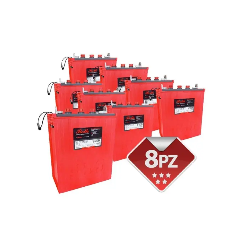 Rolls SERIE 4500 Banco Batterie 48 Volt 24.19 kWh C100 200ROLLSS500EX Reso Gratuito