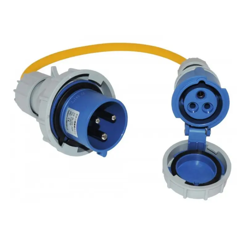 Prolunga CE Presa Femmina 16A Spina Maschio 32A 220-250V IP67 MT2106651 Occasione