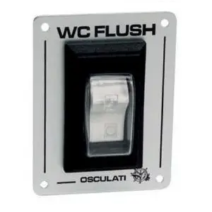 Interruttore "WC FLUSH" tenuta stagna (50.207.09) Nuova Collezione