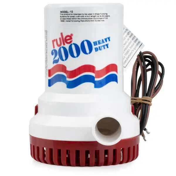 Offerta Limitata Pompa immersione RULE 2000 GPH 12V