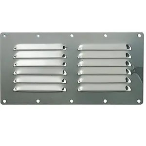 Presa d'aria inox a persianetta mm.230x115 (53.021.03) Economico