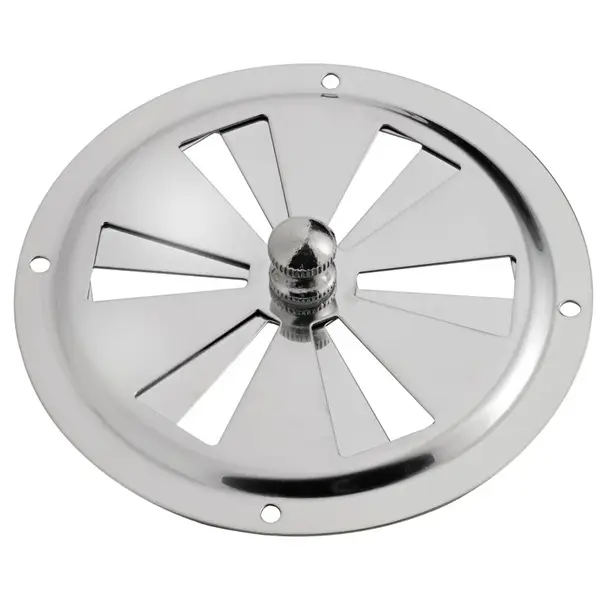 Presa d'aria inox regolabile mm.125 con zanzariera (53.214.56) Offerta Lampo