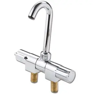 Offerta Rubinetto miscelatore abbattibile ottone cromato canna corta