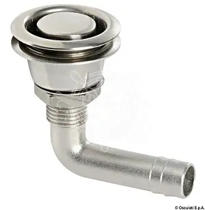 Popolare Sfiato carburante inox a filo 90° mm.16 (20.271.02)