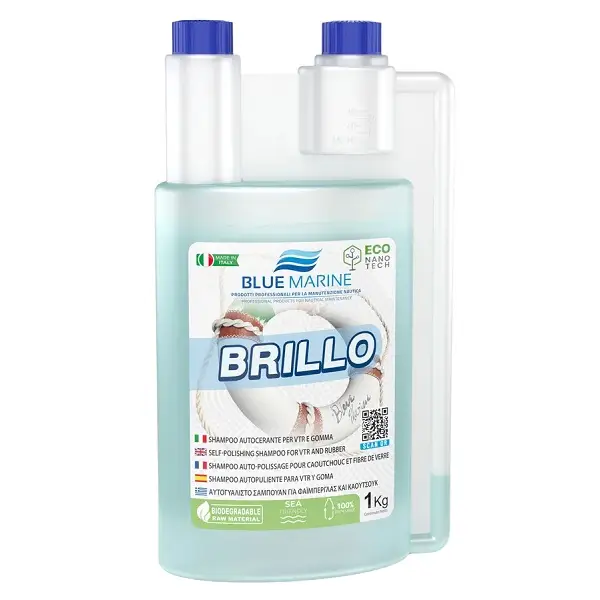 BRILLO shampoo a cera lt.5 Professionale