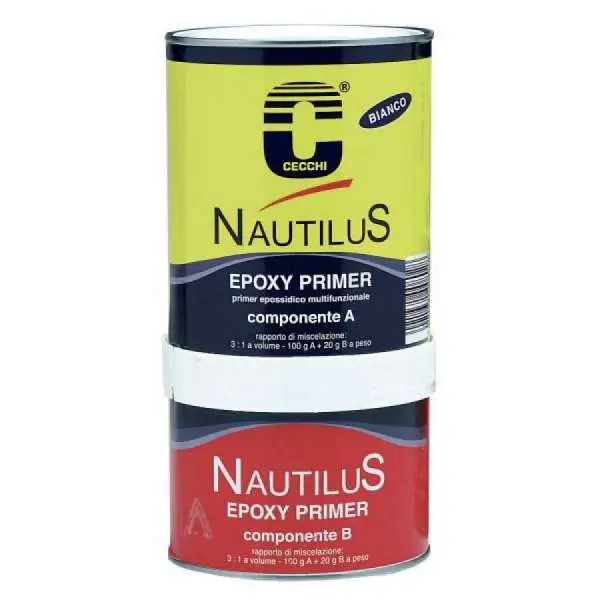 Nautilus epoxy primer bianco lt.0,75 Direttamente Dal Produttore