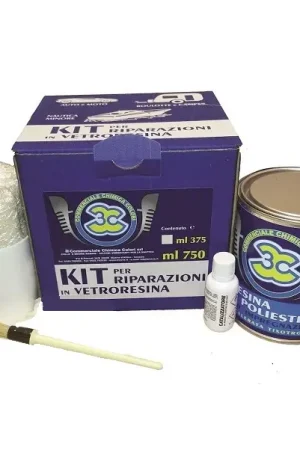 Offerta Limitata Resina poliestere gr.750 kit fai da te