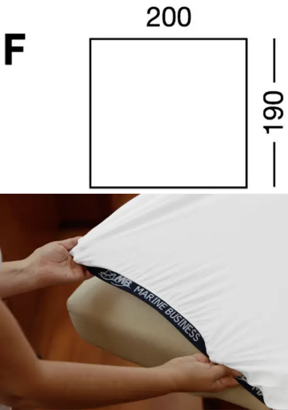 Lenzuolo elastico bianco matrimoniale cm.200x190 Promozione Esclusiva