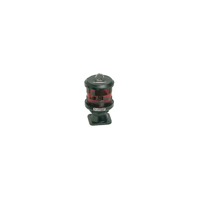 Offerta Limitata Fanale DHR Scafi fino 20 mt circolare con base - 360° Rosso