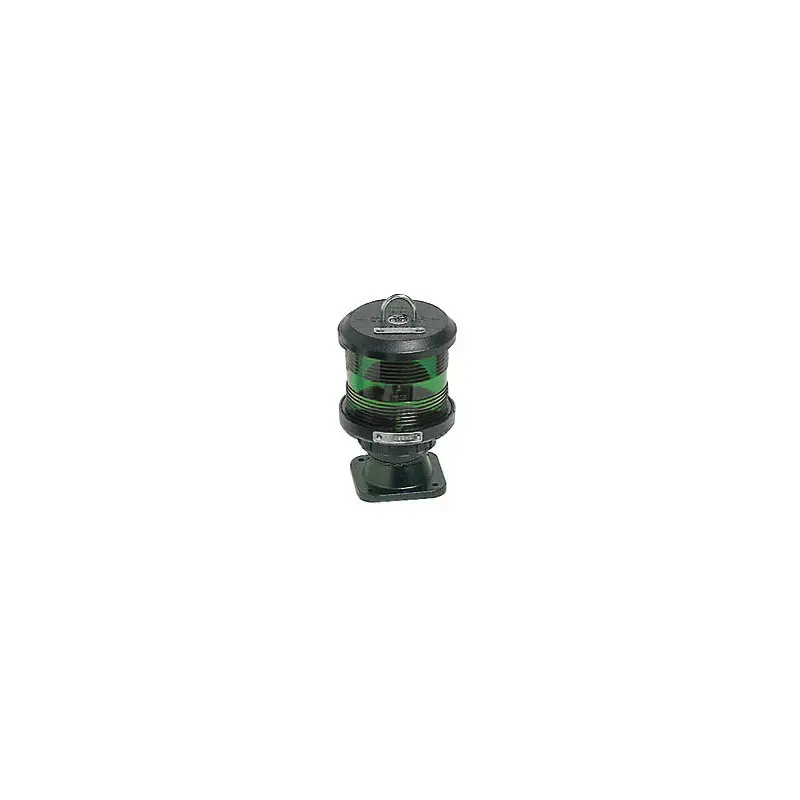 Fanale DHR Scafi fino 20 mt circolare con base - 360° Verde Consegna Rapida