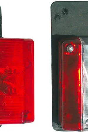 Economico Fanale d'Ingombro Ellebi Bianco/Rosso