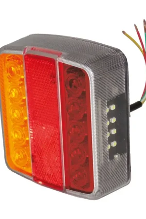 Fanale posteriore carrello a LED DX/SX a 4 luci Offerta Limitata