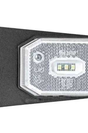 Fanali di Posizione a LED per Carrelli ELLEBI - Luce Anteriore Bianca con Staffa Corta Affare
