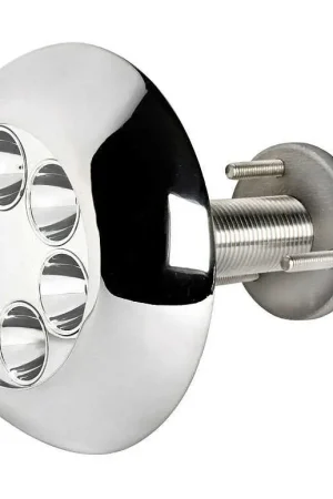 Pagamento Sicuro Faro subacqueo 6 LED con prigioniero - Luce bianca