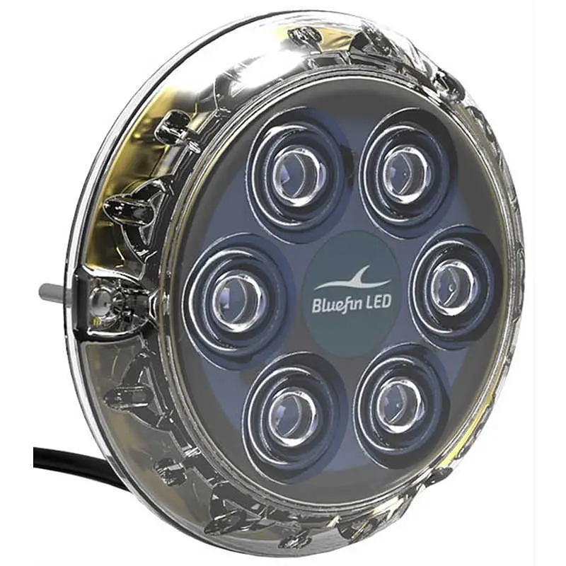 Prezzo Conveniente Faro subacqueo Bluefin Led Piranha P6 Nitro 12V - Blu Zaffiro